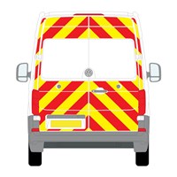 Volkswagen Crafter Full Chevron Kit with Window cut-outs (2017 - 2020) (High / Super High Roof) Flooded 3M Diamond Grade