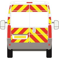 Fiat Ducato Full Chevron Kit with Window cut-outs (2015 - Present) (Medium roof H2) Nikkalite Prismatic Grade