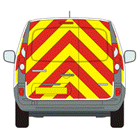 Renault Kangoo Full Chevron kit (2009 - 2021) Nikkalite Prismatic Grade